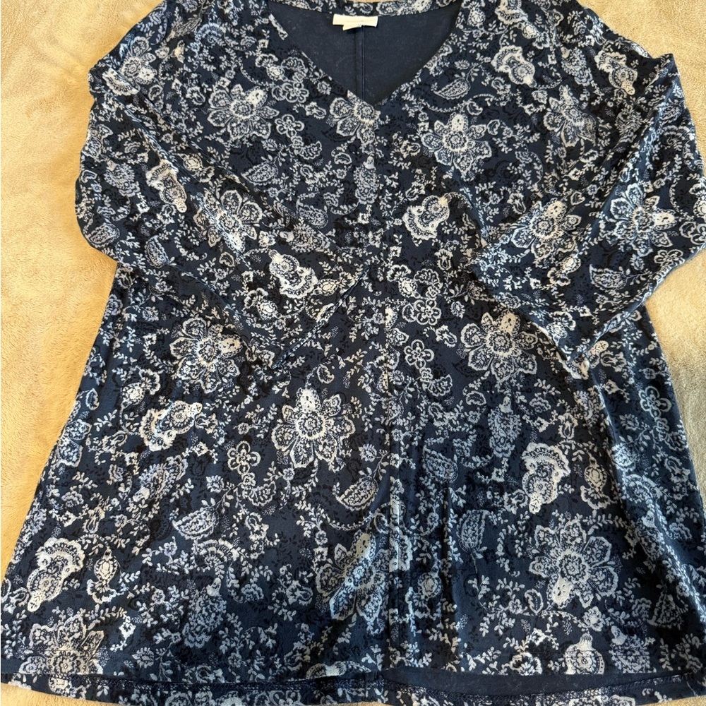 Jjill Blue Women's Top like new